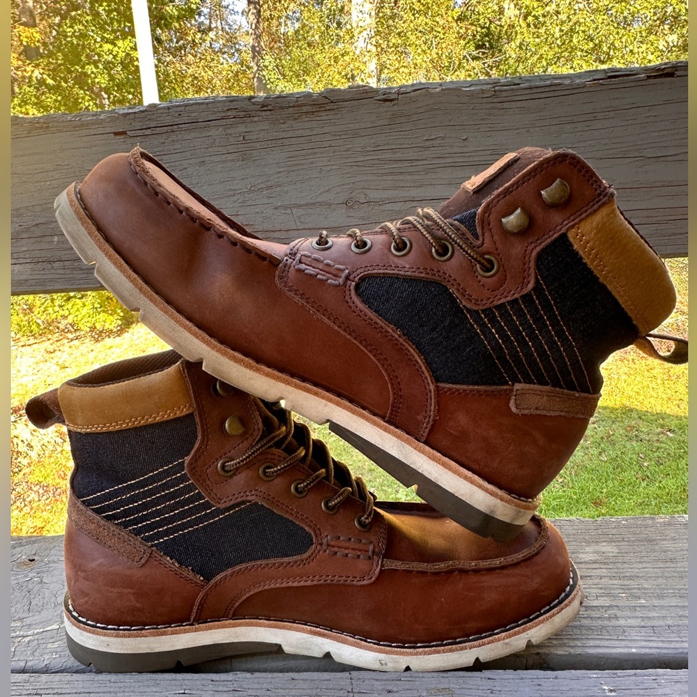 Men’s leather waterproof casual boots